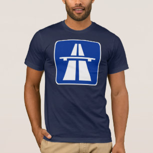 Camiseta Señal de tráfico alemana del Autobahn