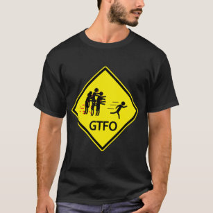 Camiseta Señal de tráfico del zombi - GTFO
