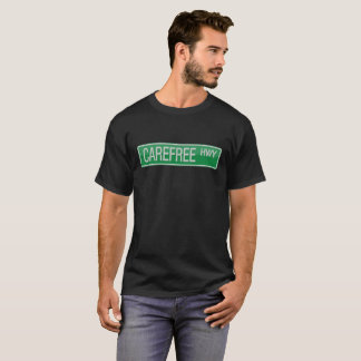 Camiseta Señal de tráfico despreocupada de la carretera