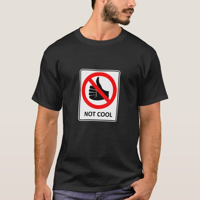 Camiseta Señal de tráfico no fresca (Anverso)