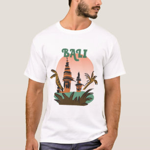 Camiseta Señal de turismo y viajes de la isla de Bali