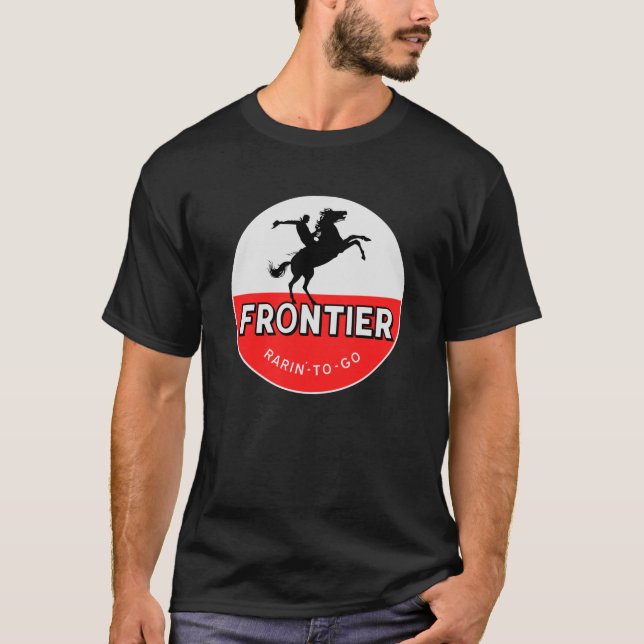 Camiseta Señal de vintage de Frontier Rarin' (Anverso)