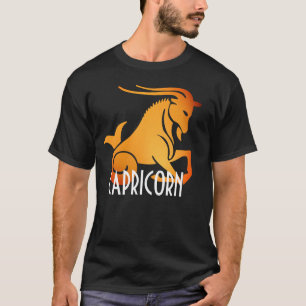 Camiseta Señal de zodiaco de Capricornio personalizada