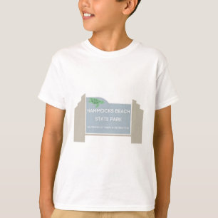 Camiseta Señal del parque Hammocks Beach State Park North C