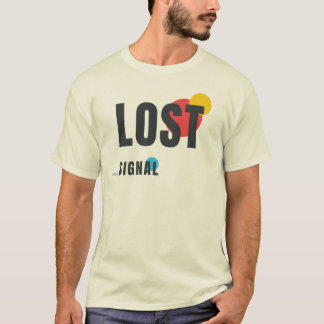 Camiseta SEÑAL PERDIDA | Estética de diseño gráfico de tecn