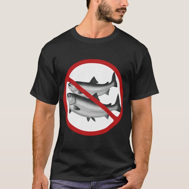 Camiseta Señal Prohibida, Señal de Pez, Mar, Señal de Noved (Anverso)