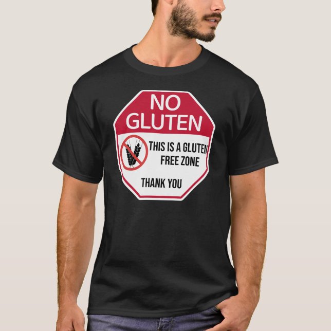 Camiseta Señal Sin Gluten (Anverso)