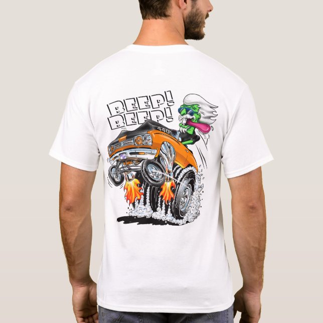 Camiseta ¡Señal sonora 1969 del monstruo 440! ¡Señal (Reverso)