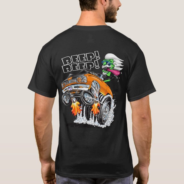 Camiseta ¡Señal sonora 1969 del monstruo 440! ¡Señal (Reverso)