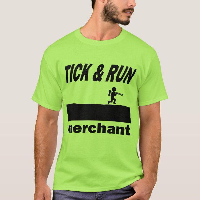 Camiseta Señal y comerciante funcionado con (Anverso)