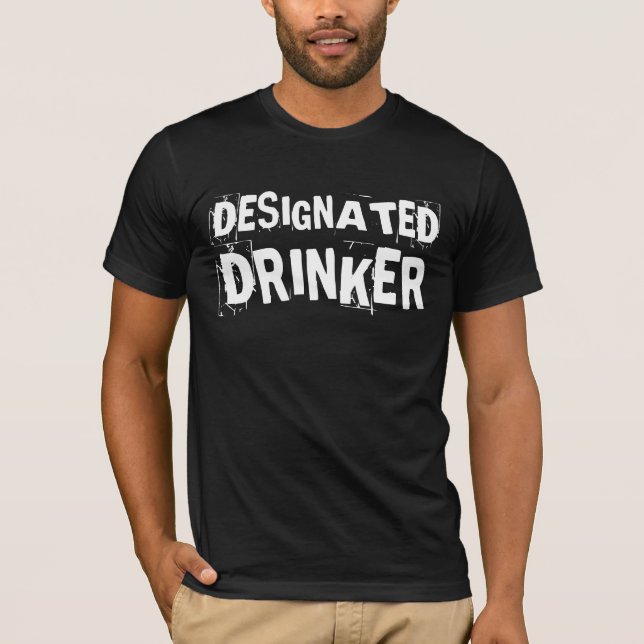 Camiseta señalada del bebedor (Anverso)