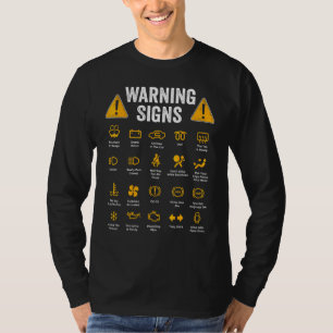 Camiseta Señales de advertencia de conducción 101 Controlad