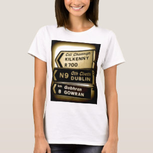 Camiseta Señales de Carretera de Irlanda