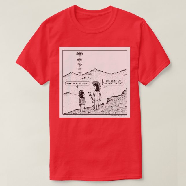 Camiseta Señales de humo 1 (Diseño del anverso)