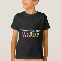 señales de la estación de metro de Times Square Nu