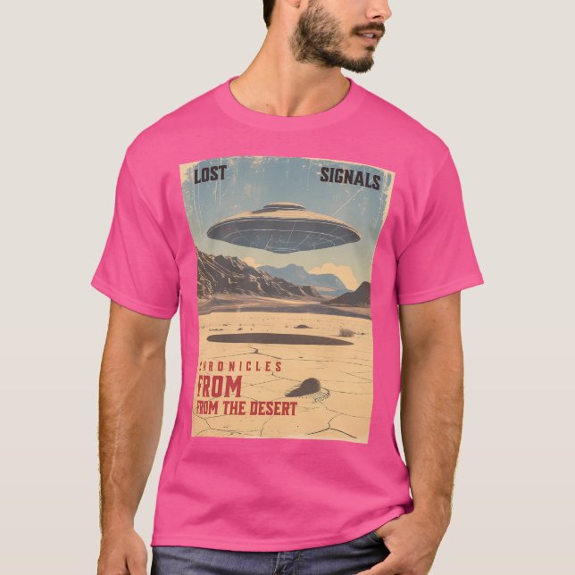 Camiseta Señales perdidas - Crónicas del desierto (Anverso)