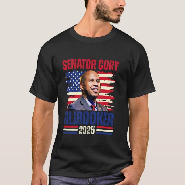 Camiseta Senator Cory Booker Filibuster Cory FiliBooker New (Anverso)