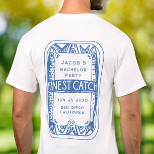 Camiseta Sencilla Despedida de Soltero Pesca para Chicos Vi