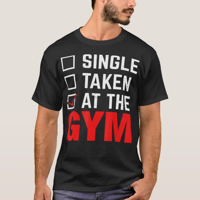 Camiseta Sencilla Tomada En El Gimnasio (Anverso)