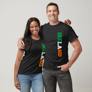 Camiseta Sencilla vestimenta moderna de bandera nacional de
