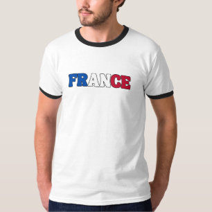 Camiseta Sencilla vestimenta moderna de bandera nacional de