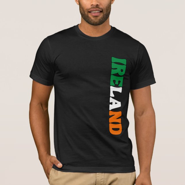 Camiseta Sencilla vestimenta moderna de bandera nacional de (Anverso)