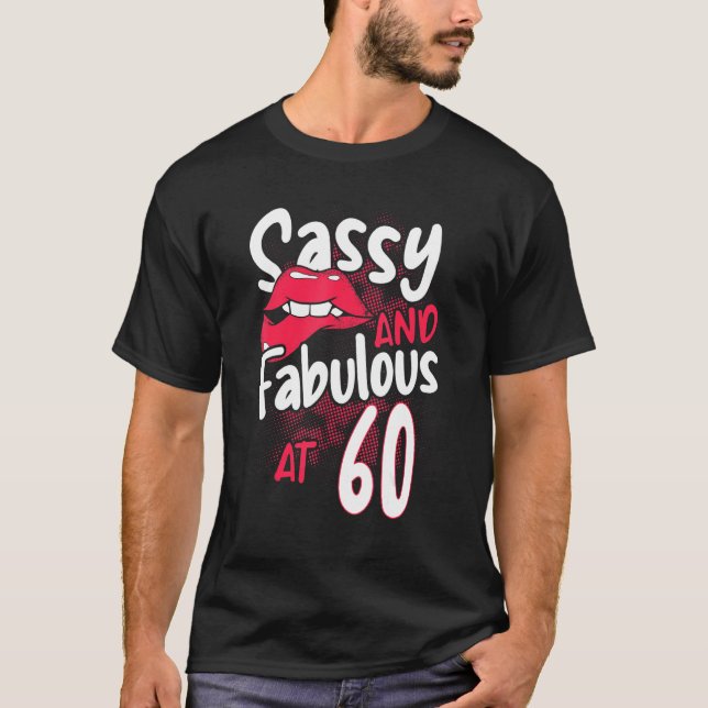 Camiseta Sencilla Y Fabulosa A Los 60 Años De La Mujer Femi (Anverso)