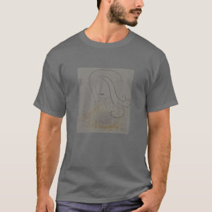 Camiseta Sencillamente Hermoso, Arte Moderno, Mujer Con Gor