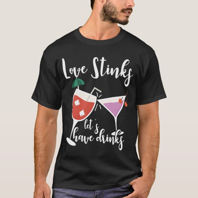 Camiseta Sencillo anti Día de San Valentín y feliz San Vale (Anverso)