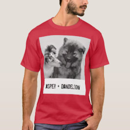 Camiseta Sencillo, moderno Mascota Personalizado o foto de 