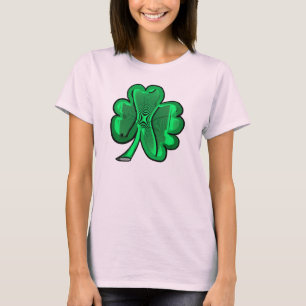 Camiseta Sencillo shamrock green st. patricks día tee