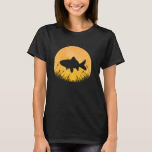 Camiseta Sencillo traje de pez dorado para Halloween Silver