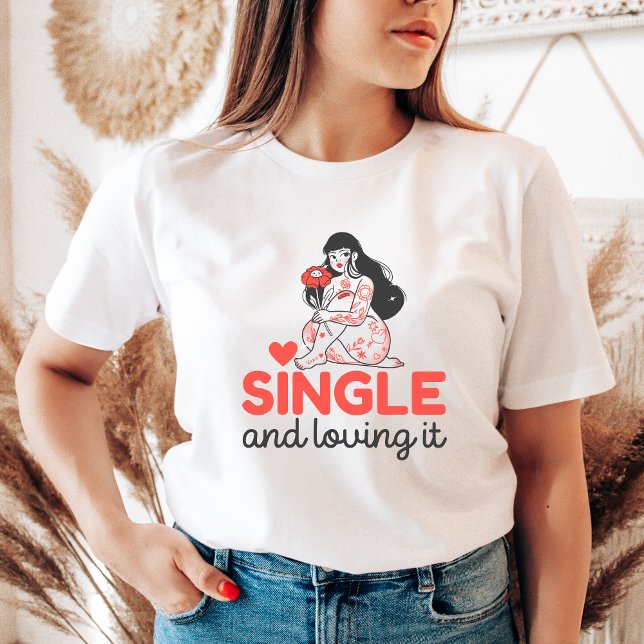 Camiseta Sencillo y amoroso regalo anti-San Valentín (Subido por el creador)