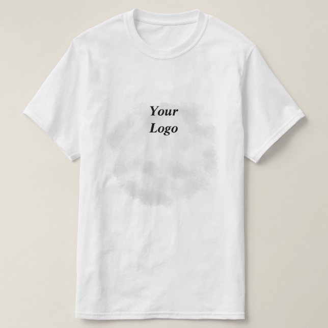 Camiseta Sencillo y elegante logo personalizado aquí compañ (Diseño del anverso)