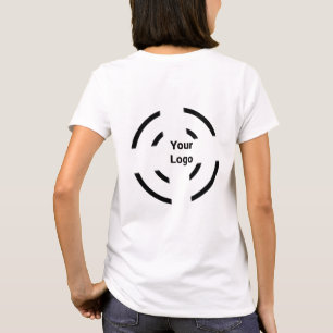 Camiseta Sencillo y elegante logo personalizado aquí compañ