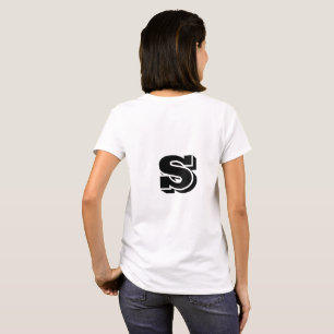 Camiseta Sencillo y elegante logo personalizado aquí compañ