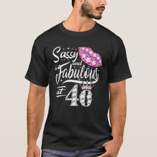 Camiseta Sencillo Y Fabuloso A Los 40 Años De 40 Años