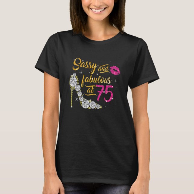 Camiseta Sencillo y fabuloso a los 75 años (Anverso)