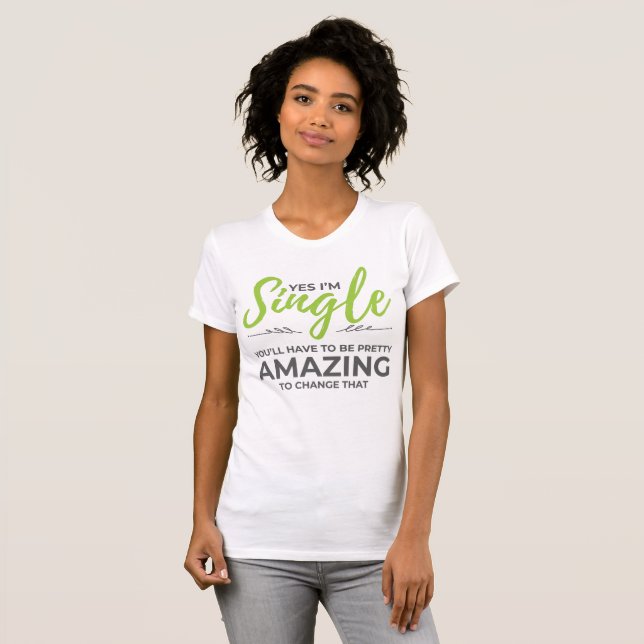 Camiseta Sencillos divertidos para las mujeres Sí Soy Cita  (Anverso completo)