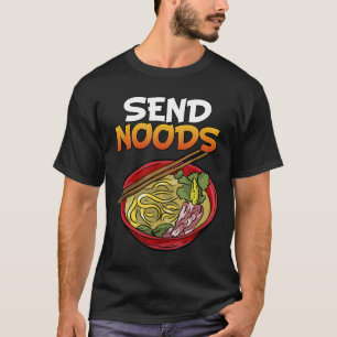 Camiseta Send Noods Kakashi Bowl Ramen Japan Ahegao Anime J