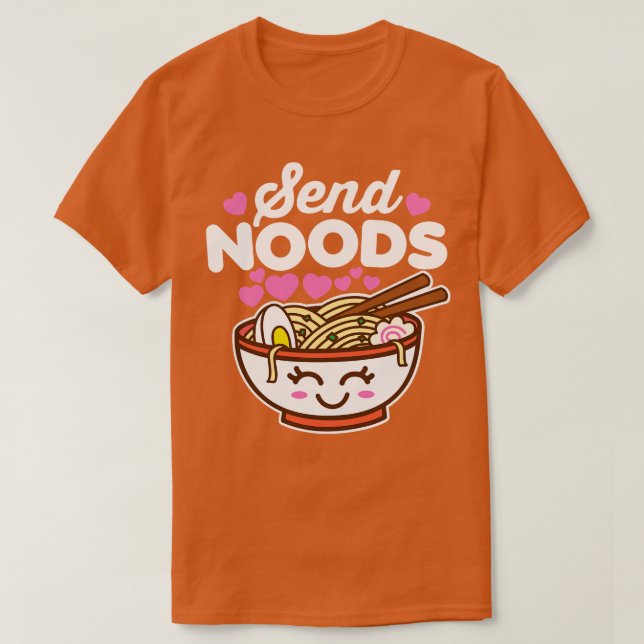 Camiseta Send Noods Ramen (Diseño del anverso)