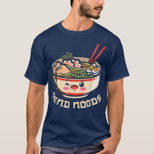 Camiseta Send Noods Ramen Bowl Kawaii Japanese Noodles Anim