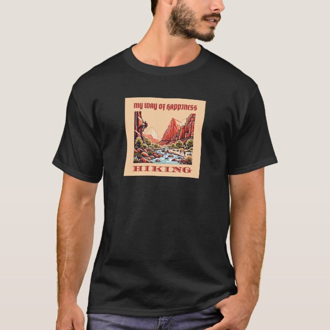 Camiseta SENDANDO MI FORMA DE FELICIDAD (Anverso)