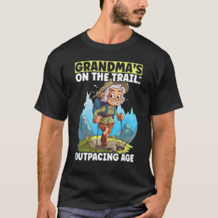 Camiseta Senderismo Abuela Montaña - Abuela excursionista