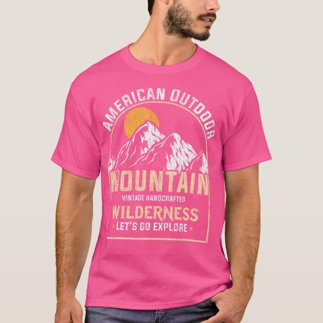 Camiseta Senderismo Adventure Lover Wilderness (Anverso)