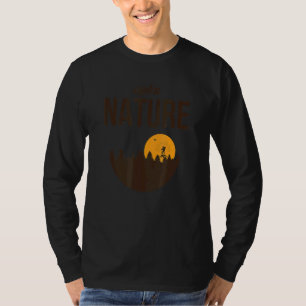 Camiseta Senderismo al aire libre con imágenes de la natura