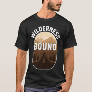 Camiseta Senderismo al aire libre y diversión en camping