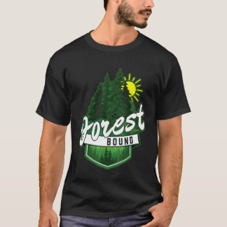 Camiseta Senderismo Camping en el bosque Sal al aire libre