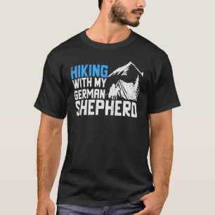 Camiseta Senderismo con gráfico de excursión de pastor alem