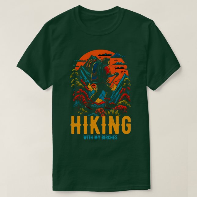 Camiseta Senderismo con mis pajaritas (Diseño del anverso)